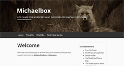 Desktop Screenshot of michaelbox.net